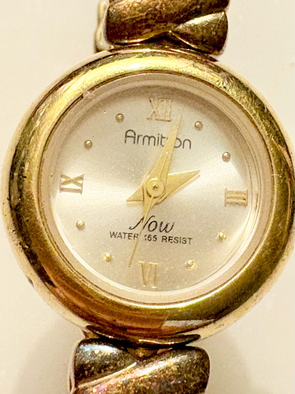 Armitron Now Two-Tone Analog Quartz Bracelet Watch Roman Dial 165FT WR